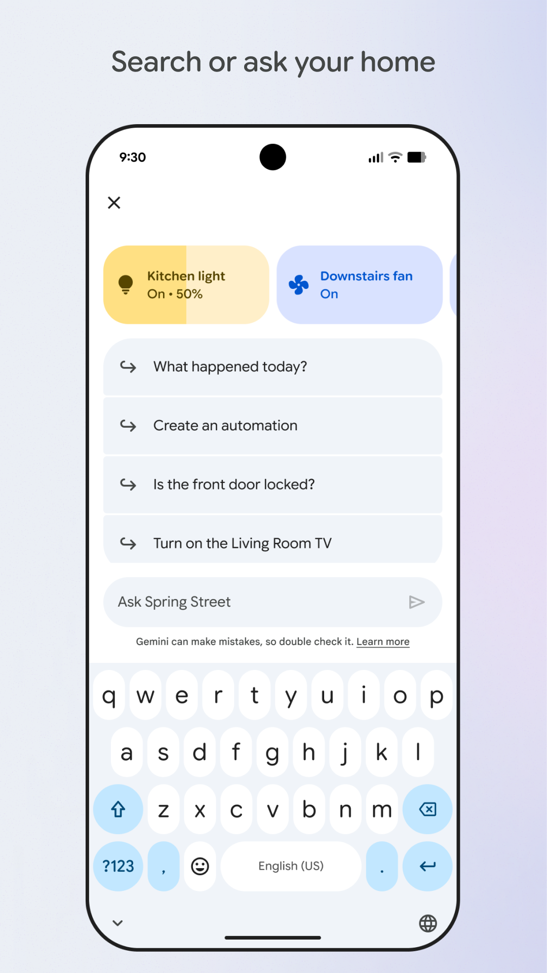 اسکرین شات 5 برنامه Google Home
