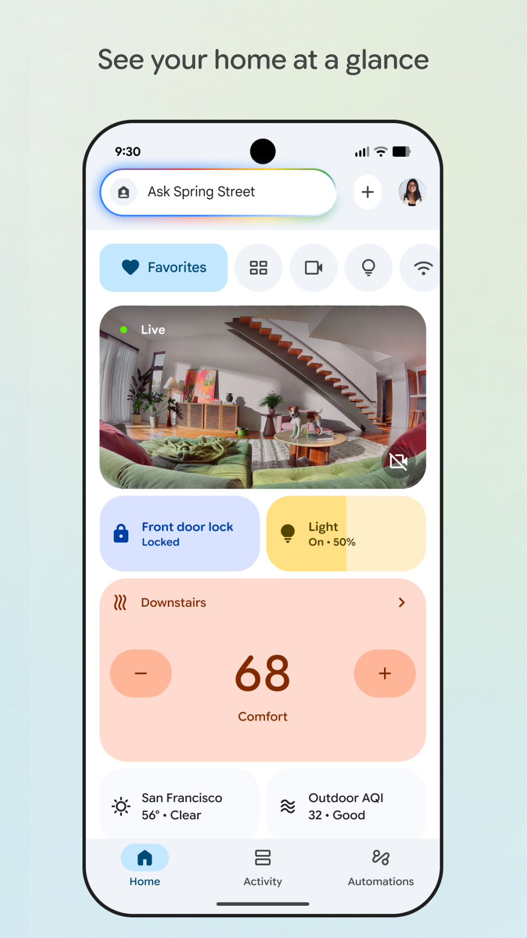 اسکرین شات 1 برنامه Google Home