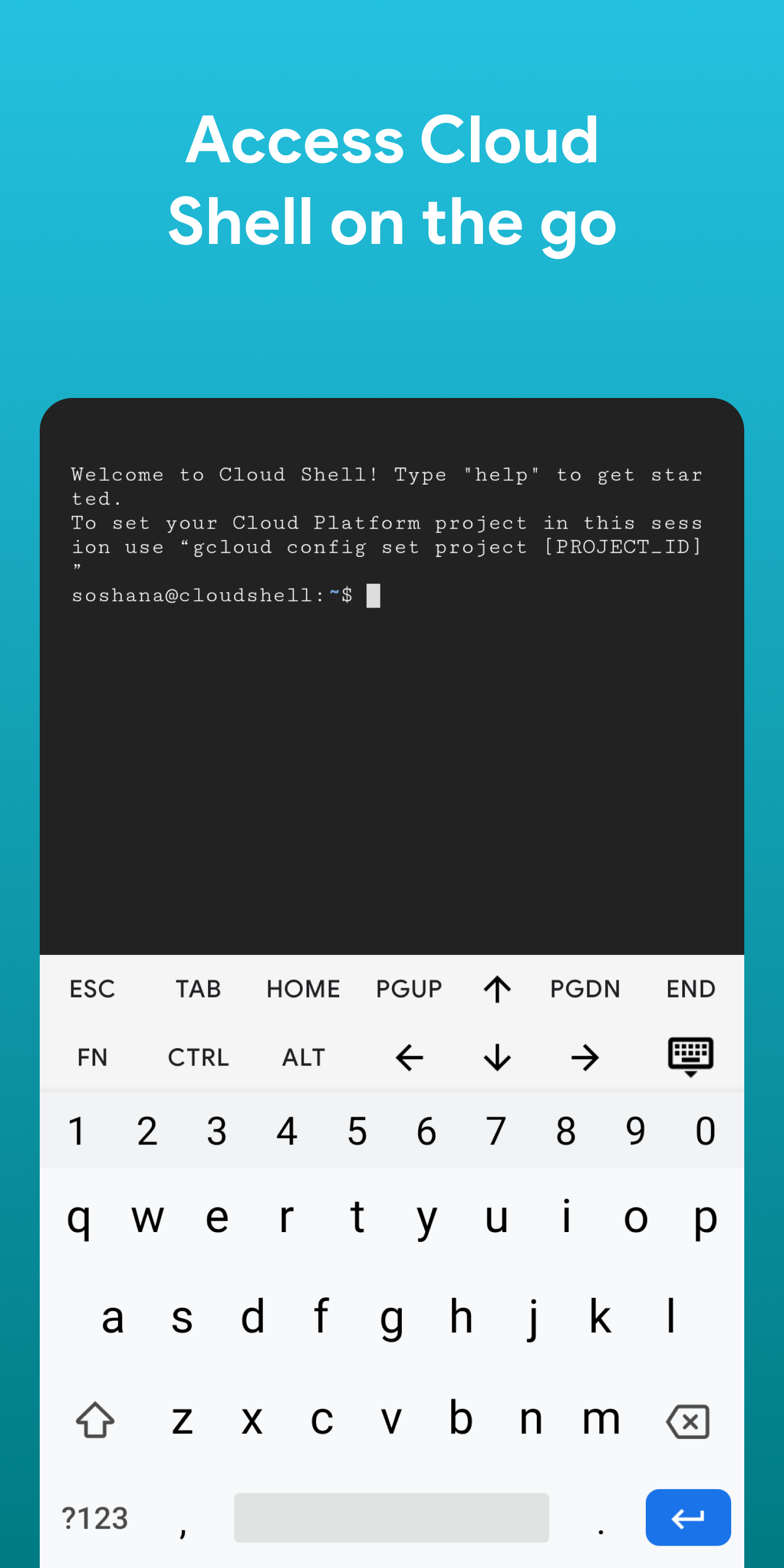 اسکرین شات 5 برنامه Google Cloud