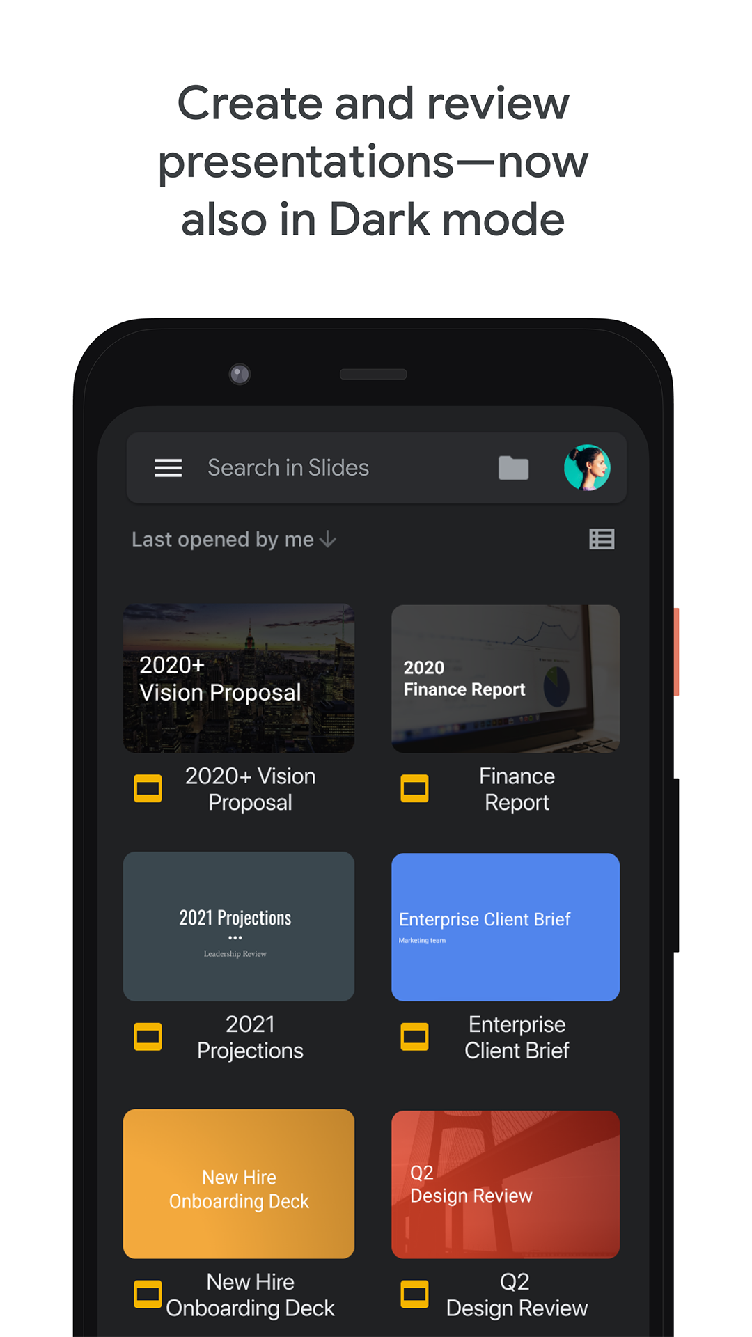اسکرین شات 5 برنامه Google Slides
