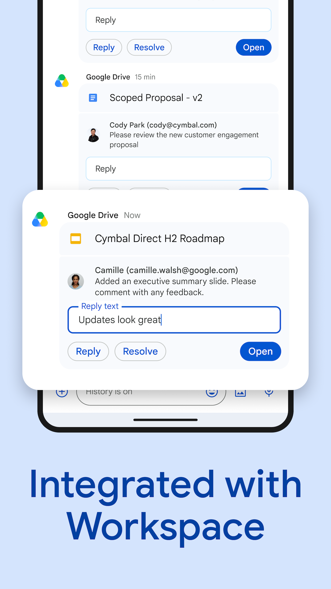 اسکرین شات 5 برنامه Google Chat