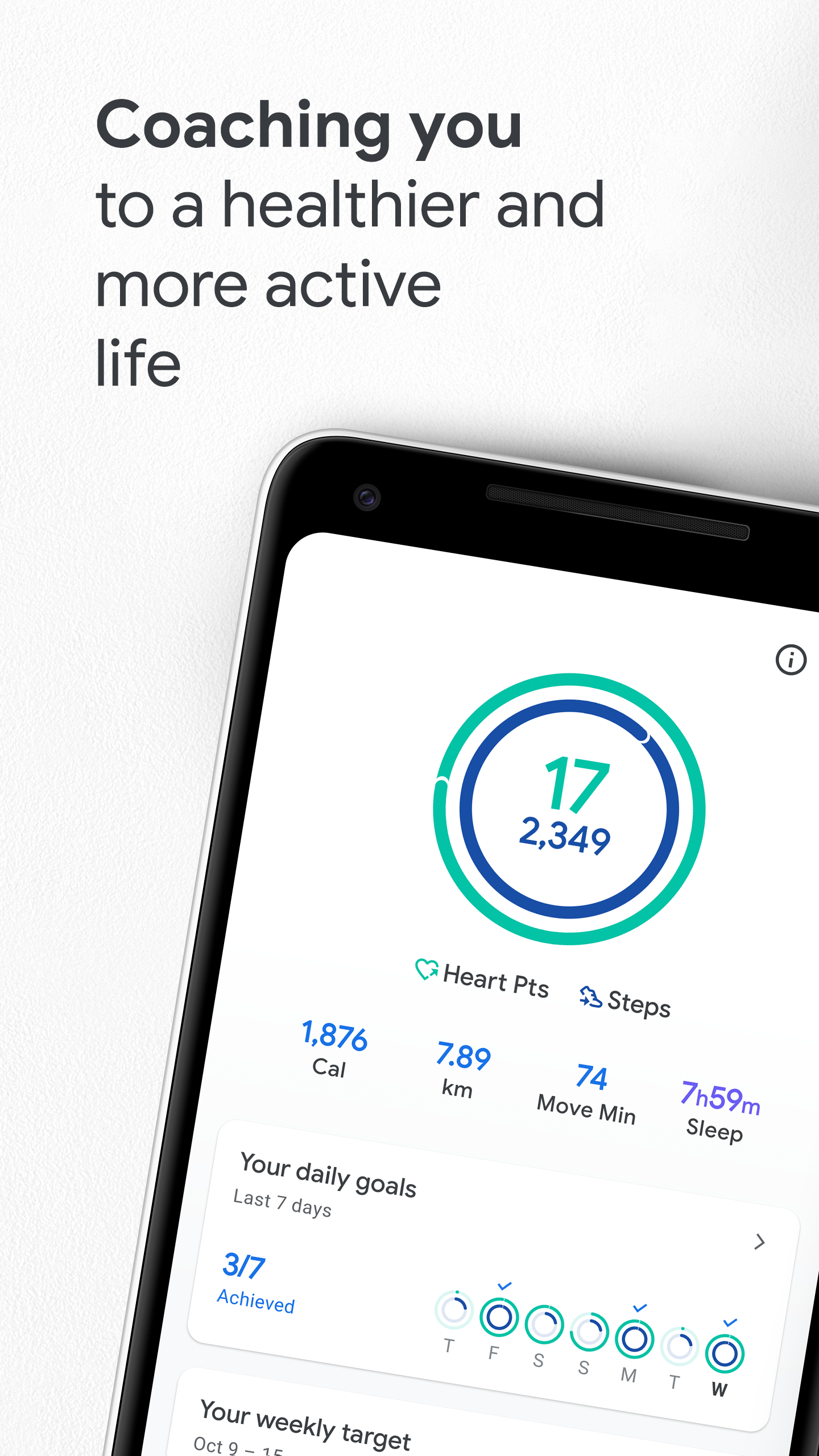 اسکرین شات 1 برنامه Google Fit: Activity Tracking