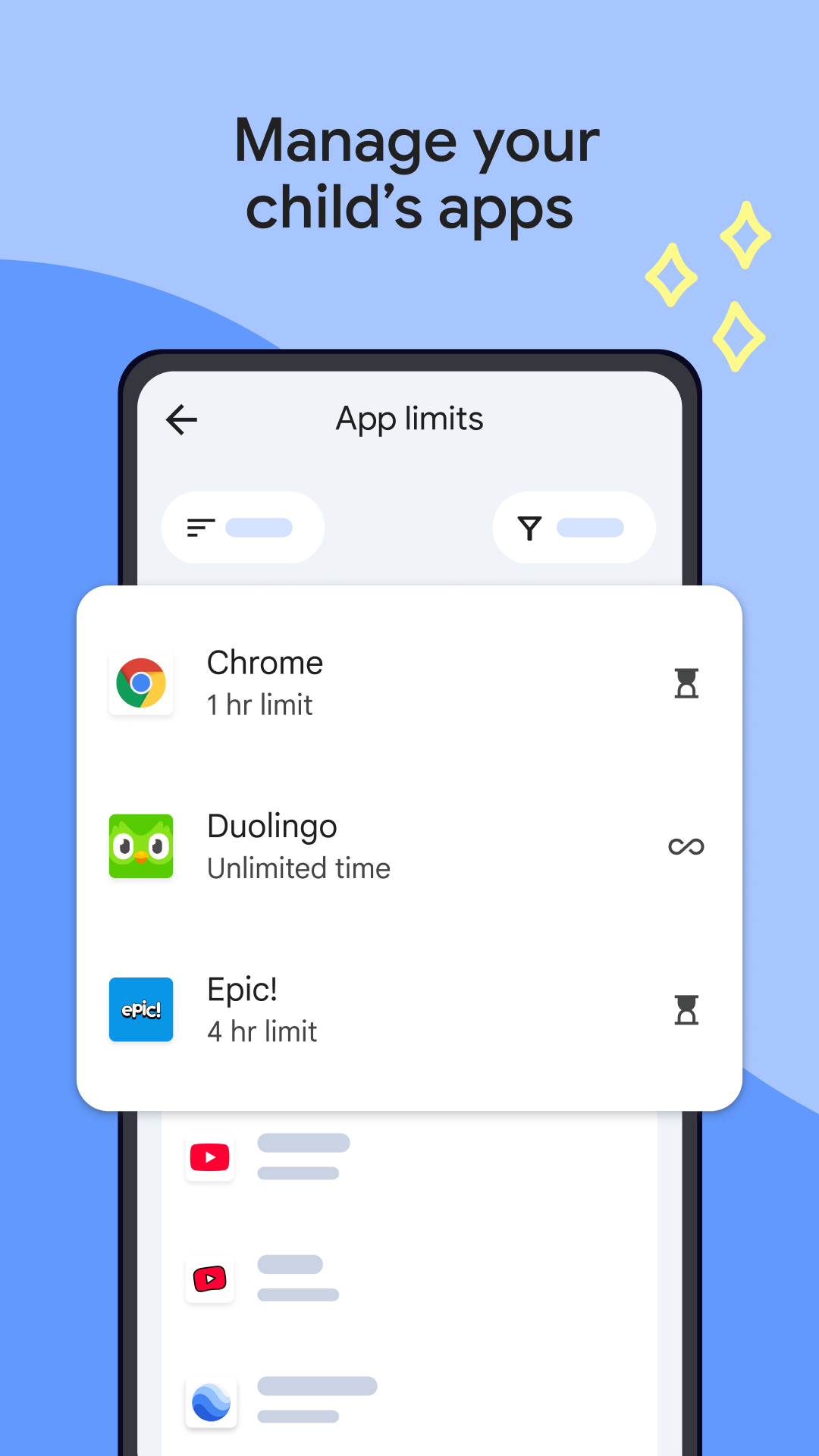 اسکرین شات 2 برنامه Google Family Link