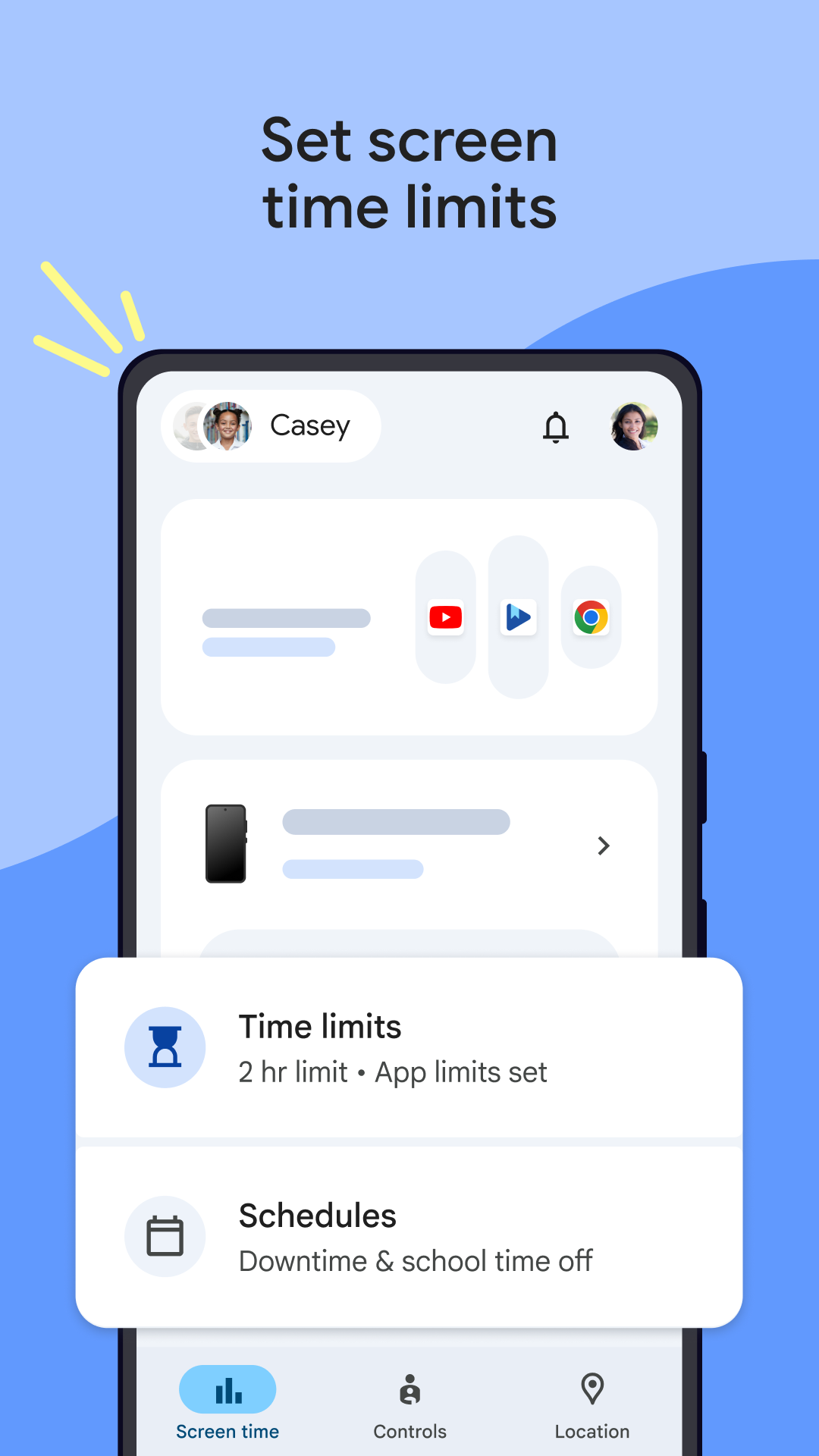 اسکرین شات 1 برنامه Google Family Link