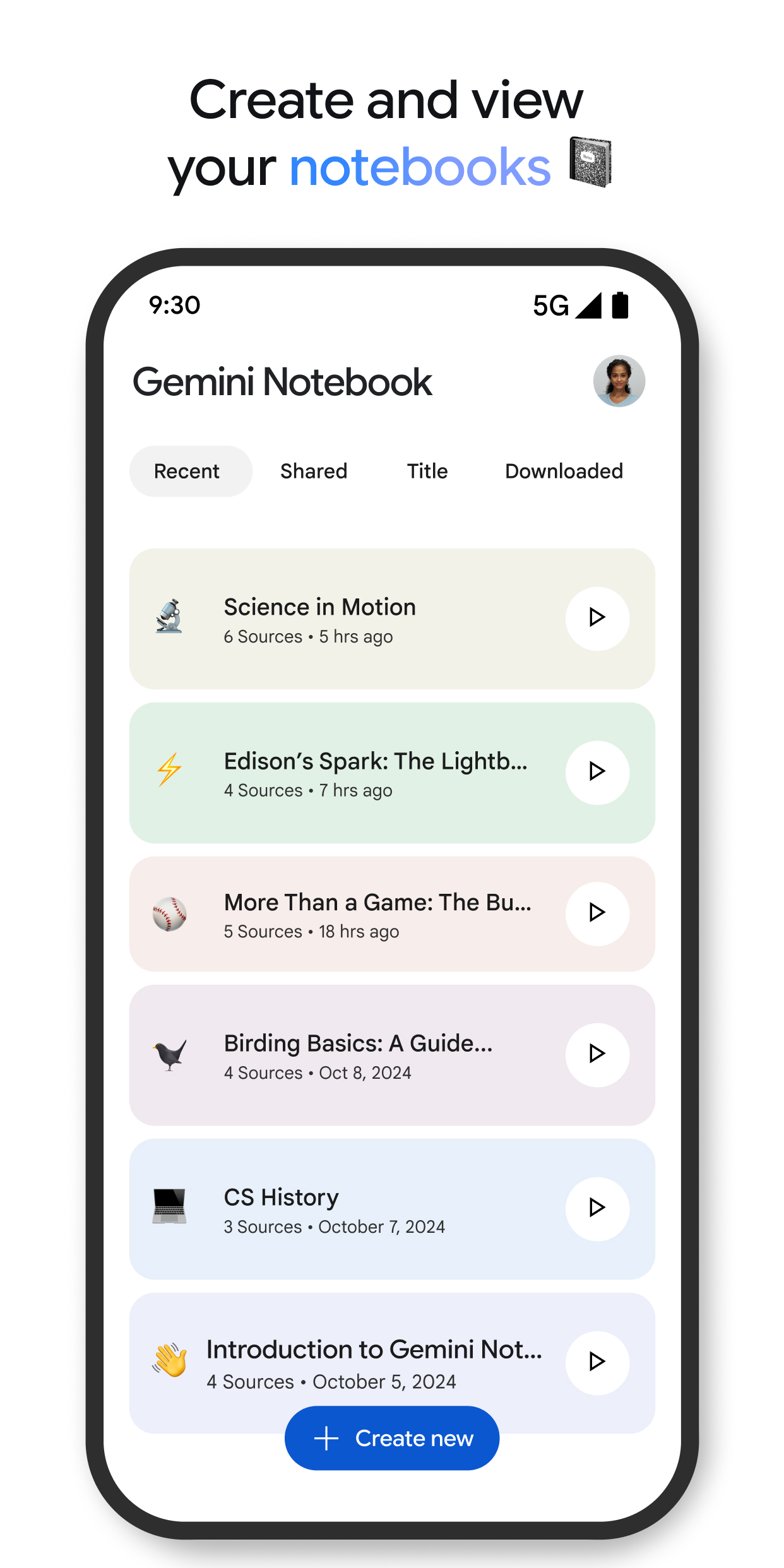 اسکرین شات 2 برنامه Gemini Notebook