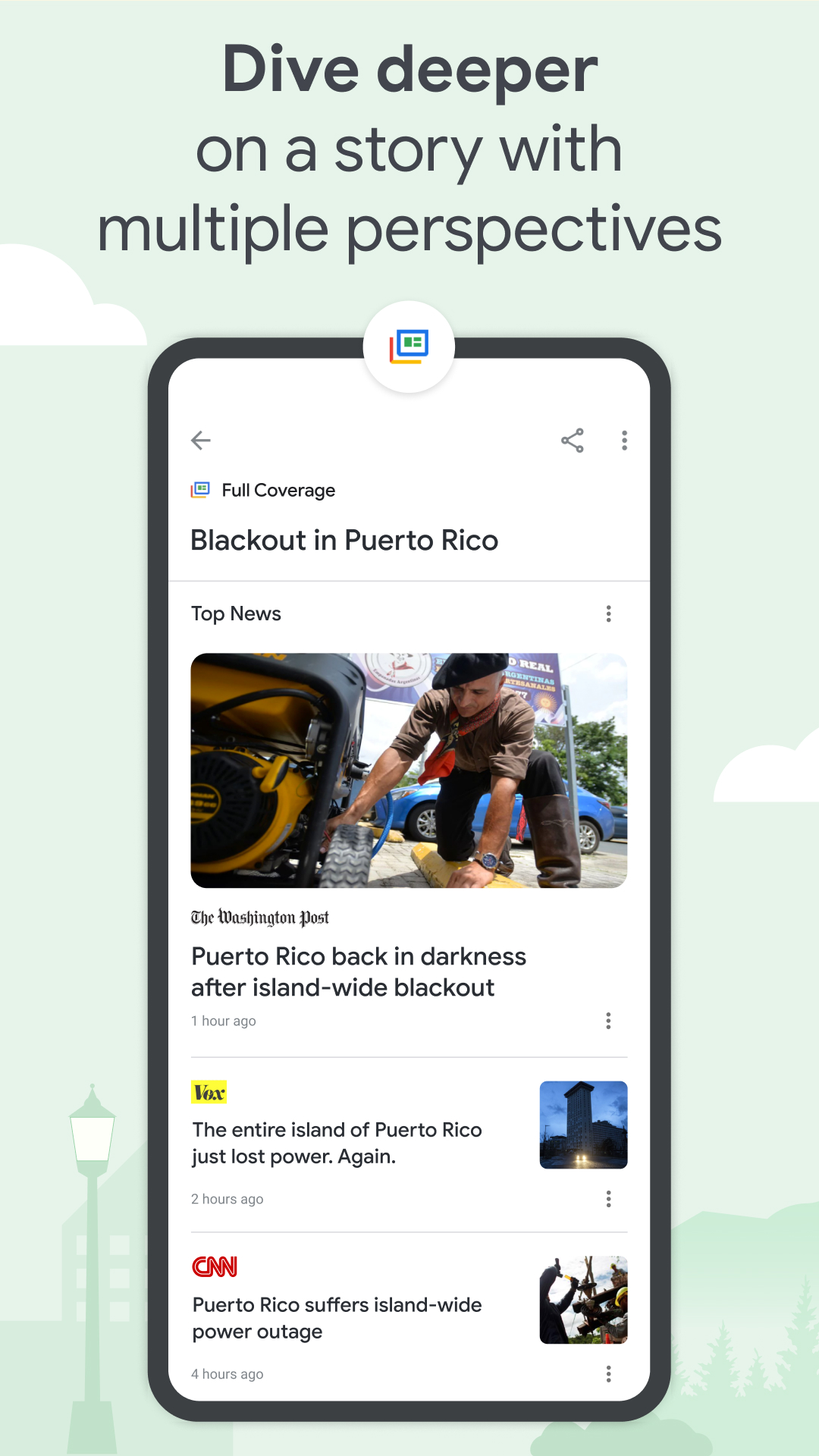 اسکرین شات 3 برنامه Google News - Daily Headlines