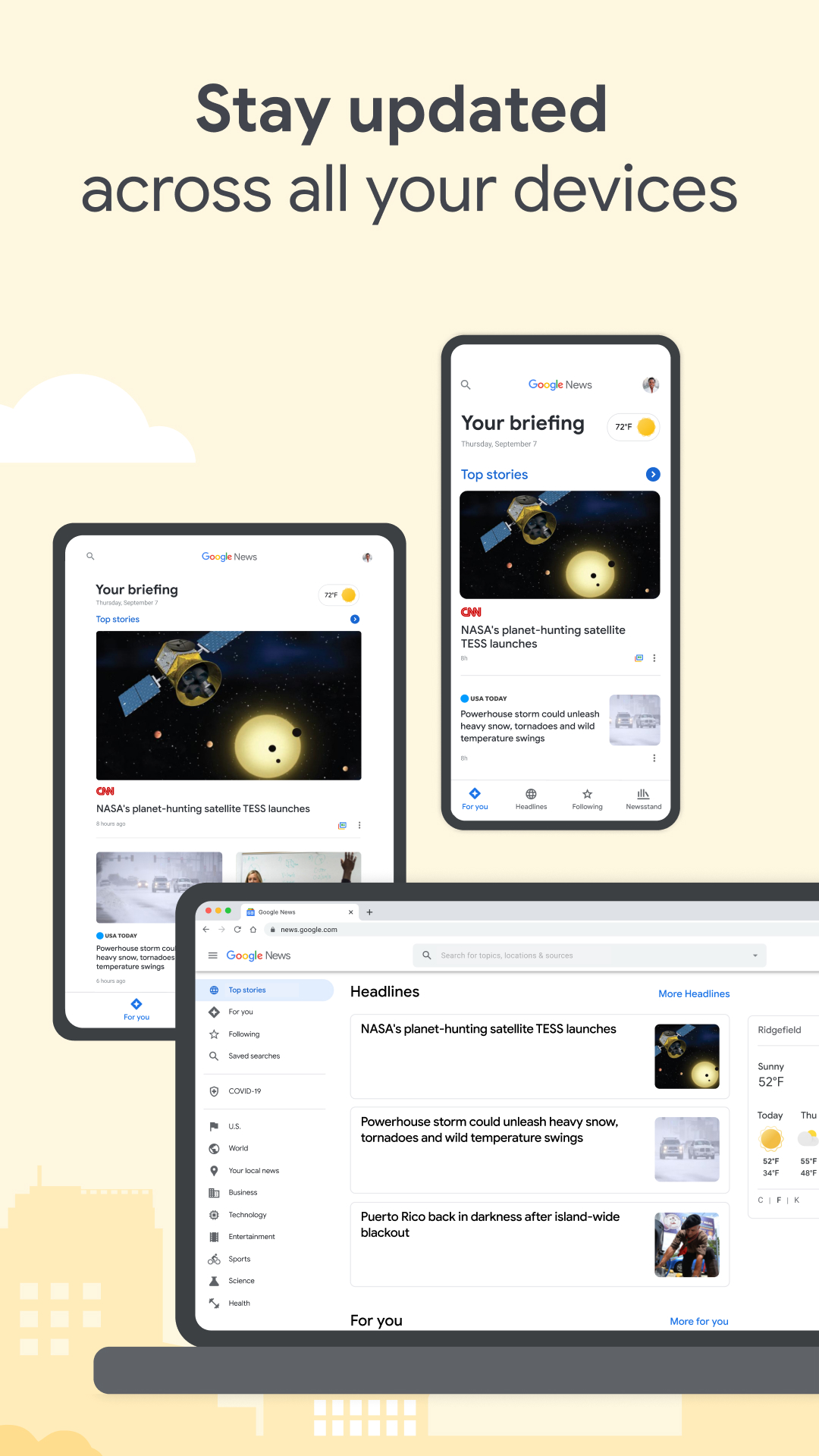اسکرین شات 6 برنامه Google News - Daily Headlines