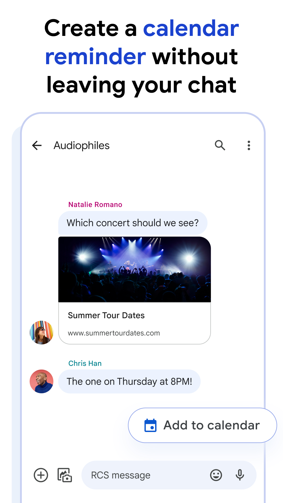 اسکرین شات 6 برنامه Google Messages