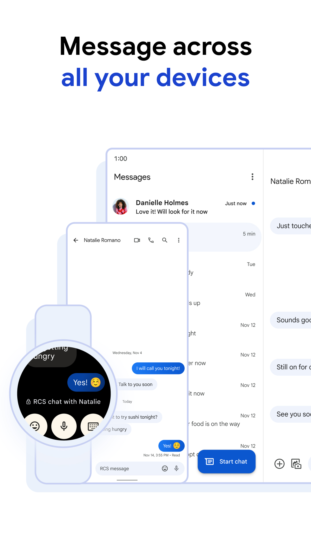 اسکرین شات 5 برنامه Google Messages