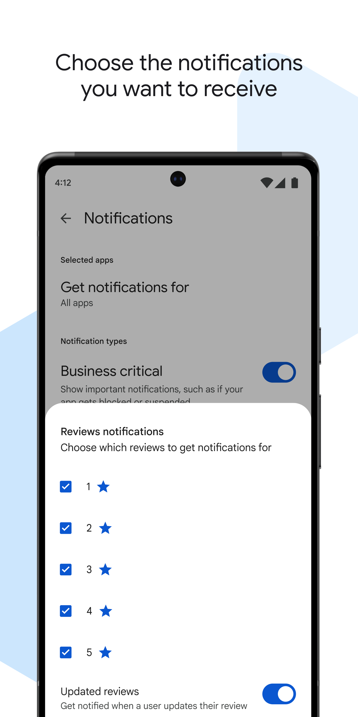 اسکرین شات 6 برنامه Google Play Console