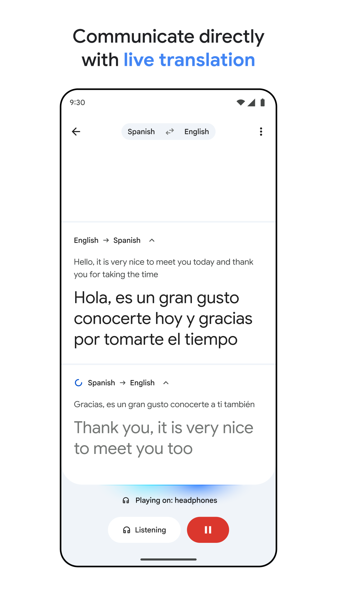 اسکرین شات 3 برنامه گوگل ترنسلیت - Google Translate