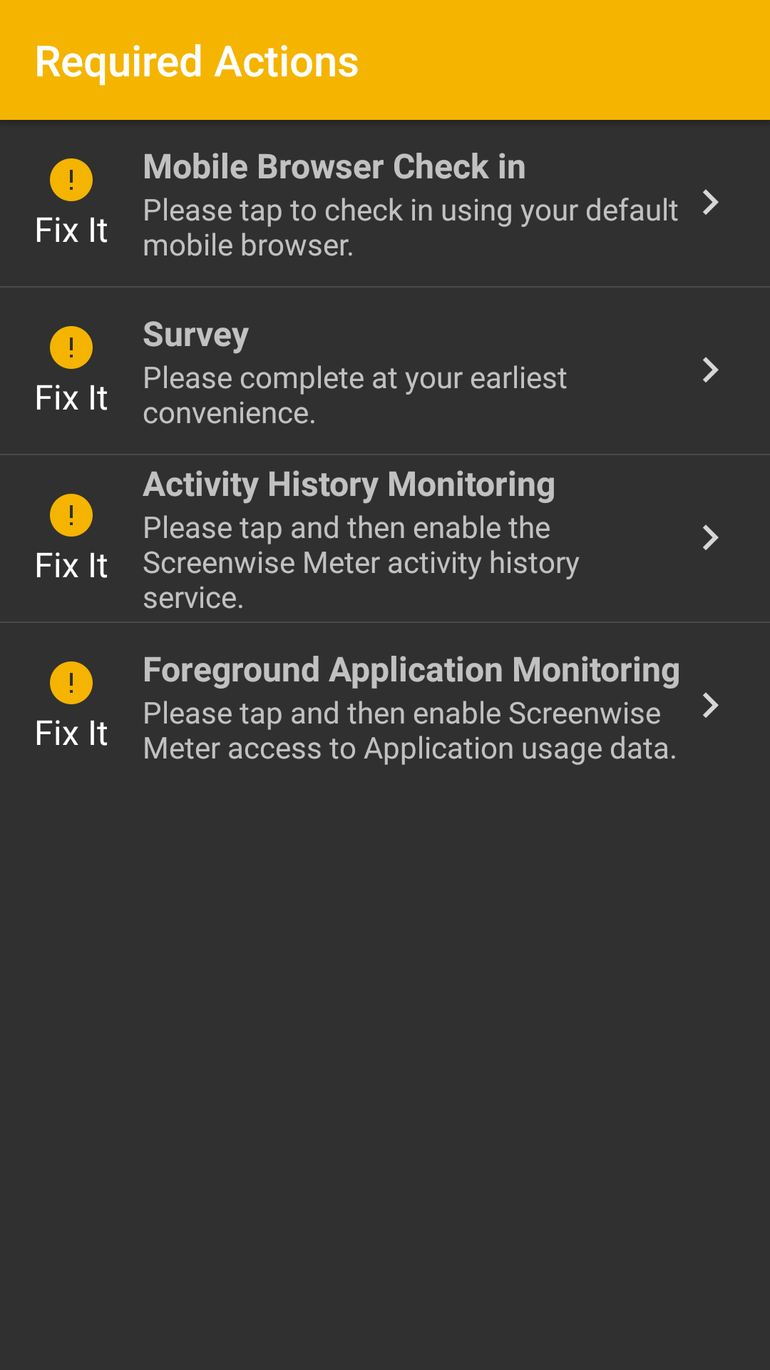 اسکرین شات 4 برنامه Screenwise Meter