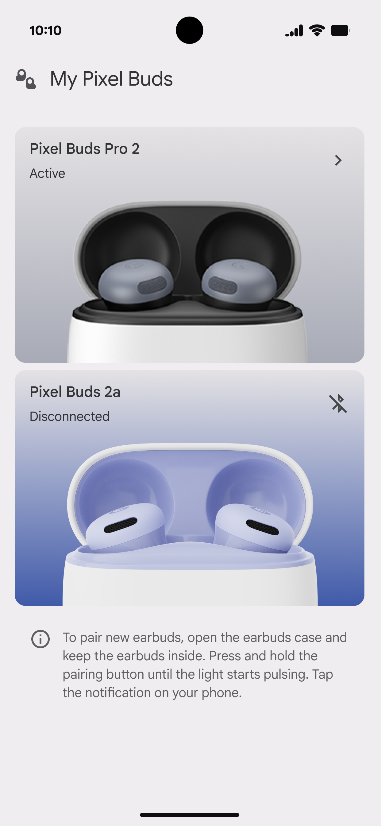 اسکرین شات 2 برنامه Google Pixel Buds