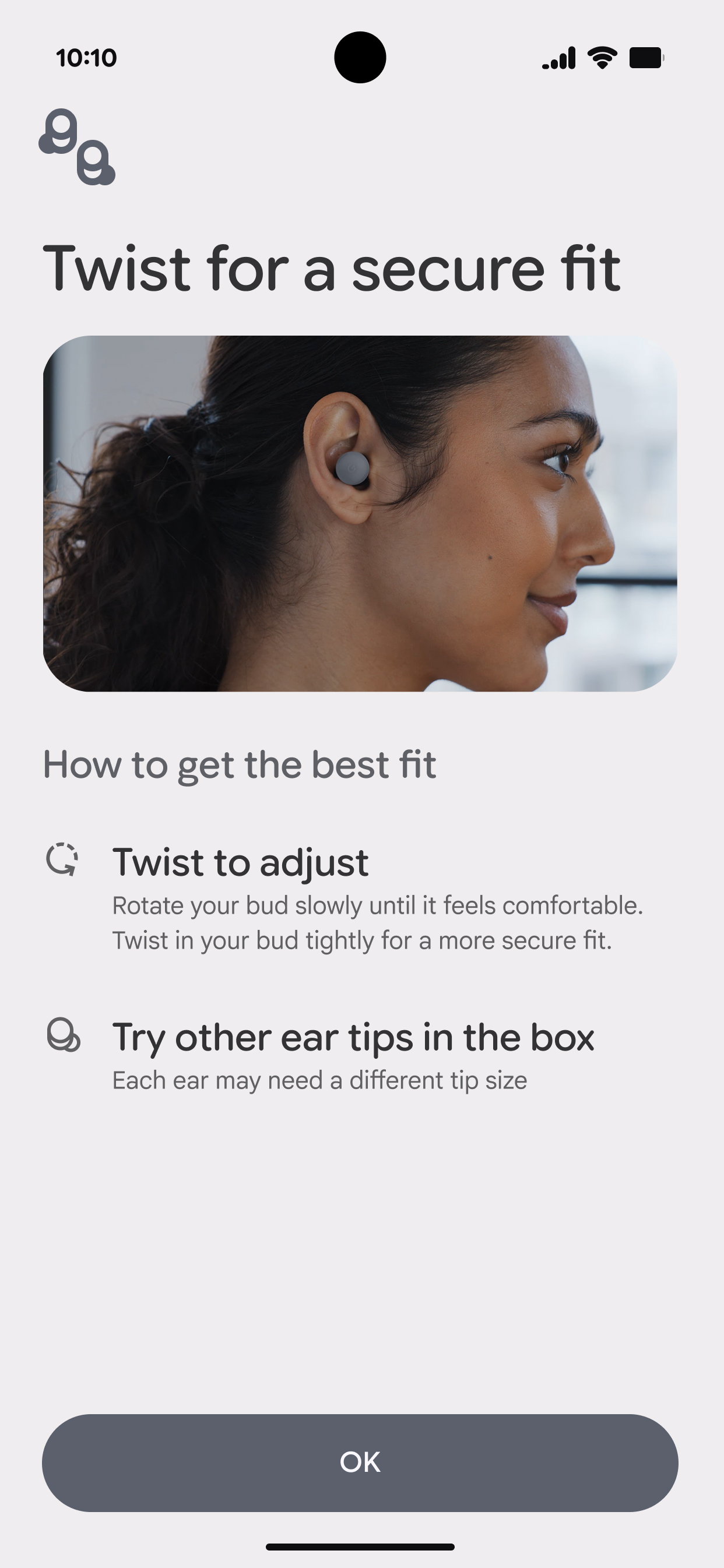 اسکرین شات 5 برنامه Google Pixel Buds