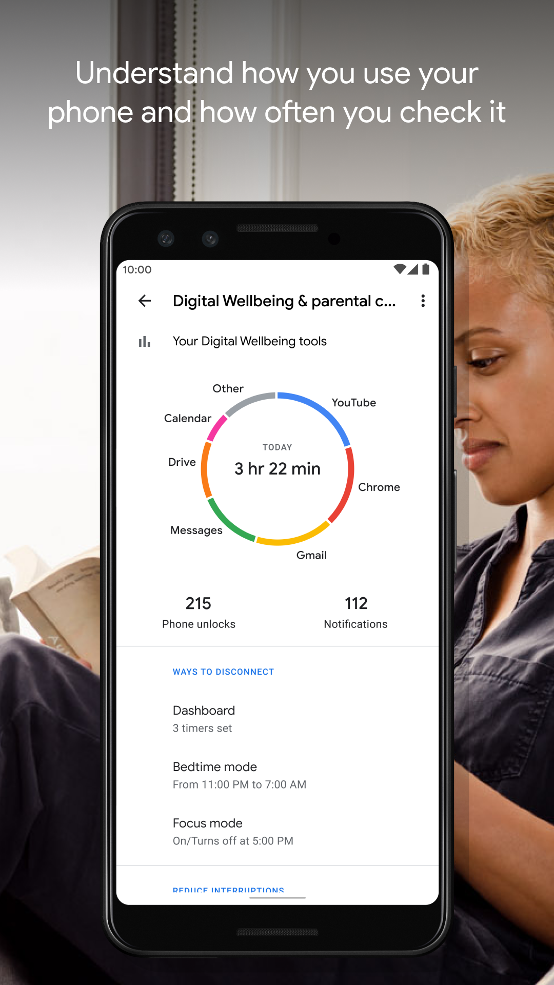 اسکرین شات 2 برنامه Digital Wellbeing