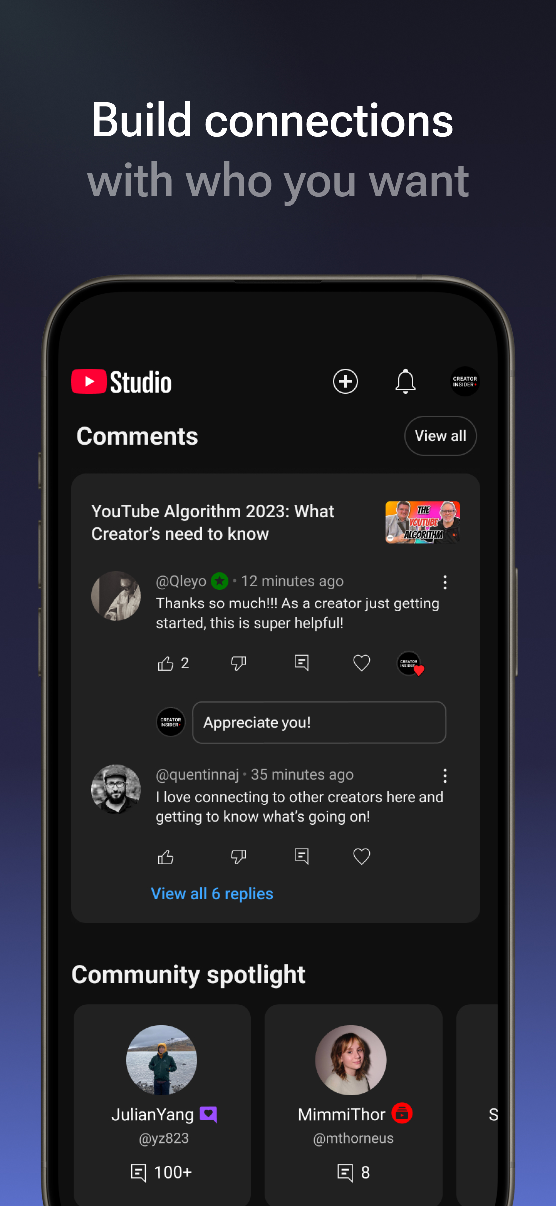 اسکرین شات 4 برنامه YouTube Studio