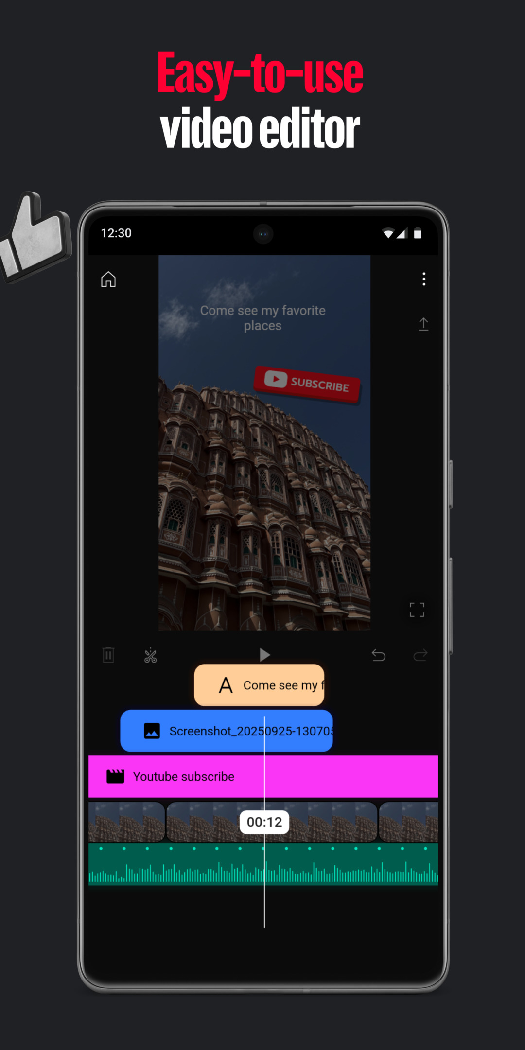 اسکرین شات 1 برنامه YouTube Create