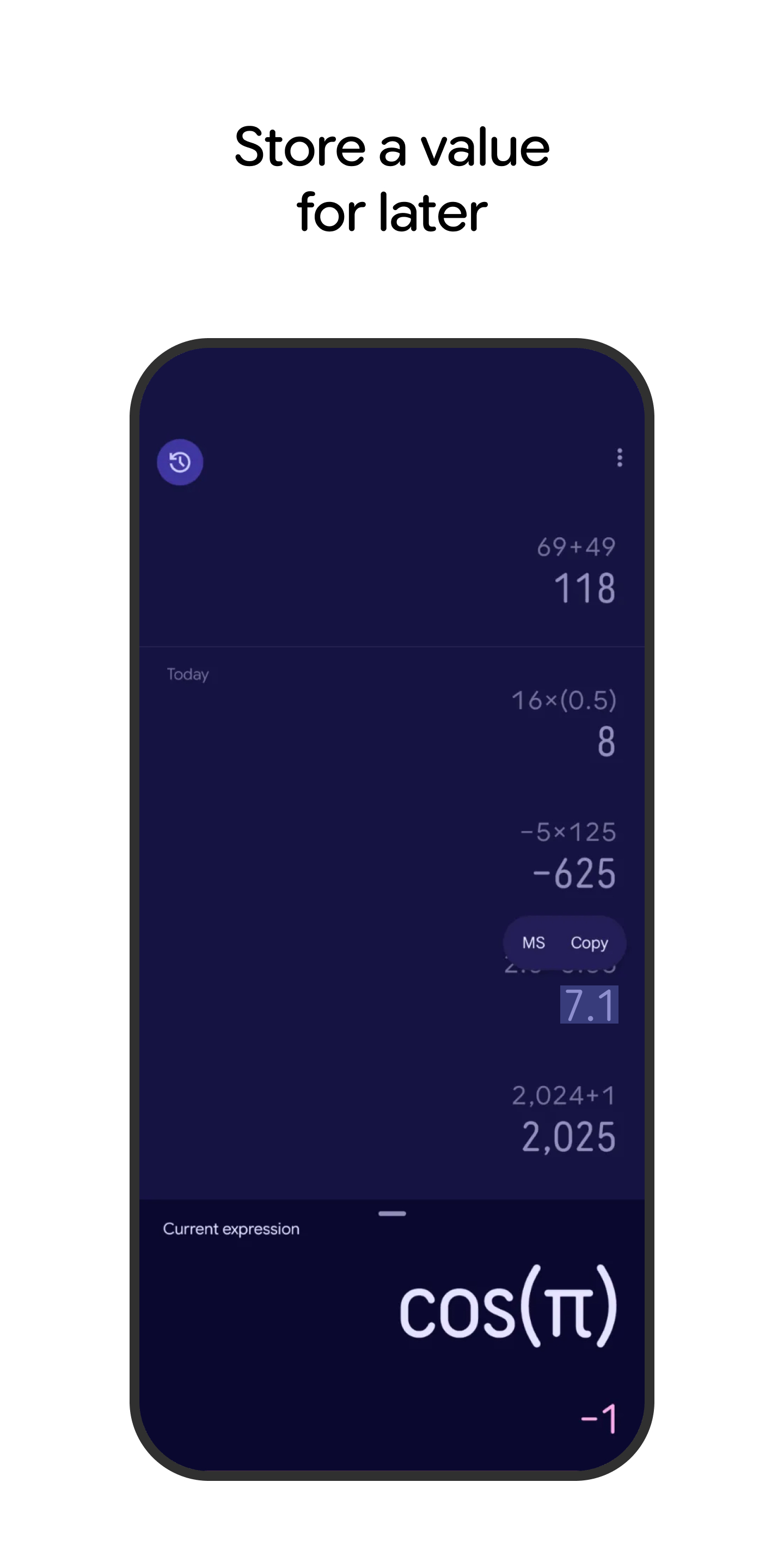 اسکرین شات 4 برنامه Calculator