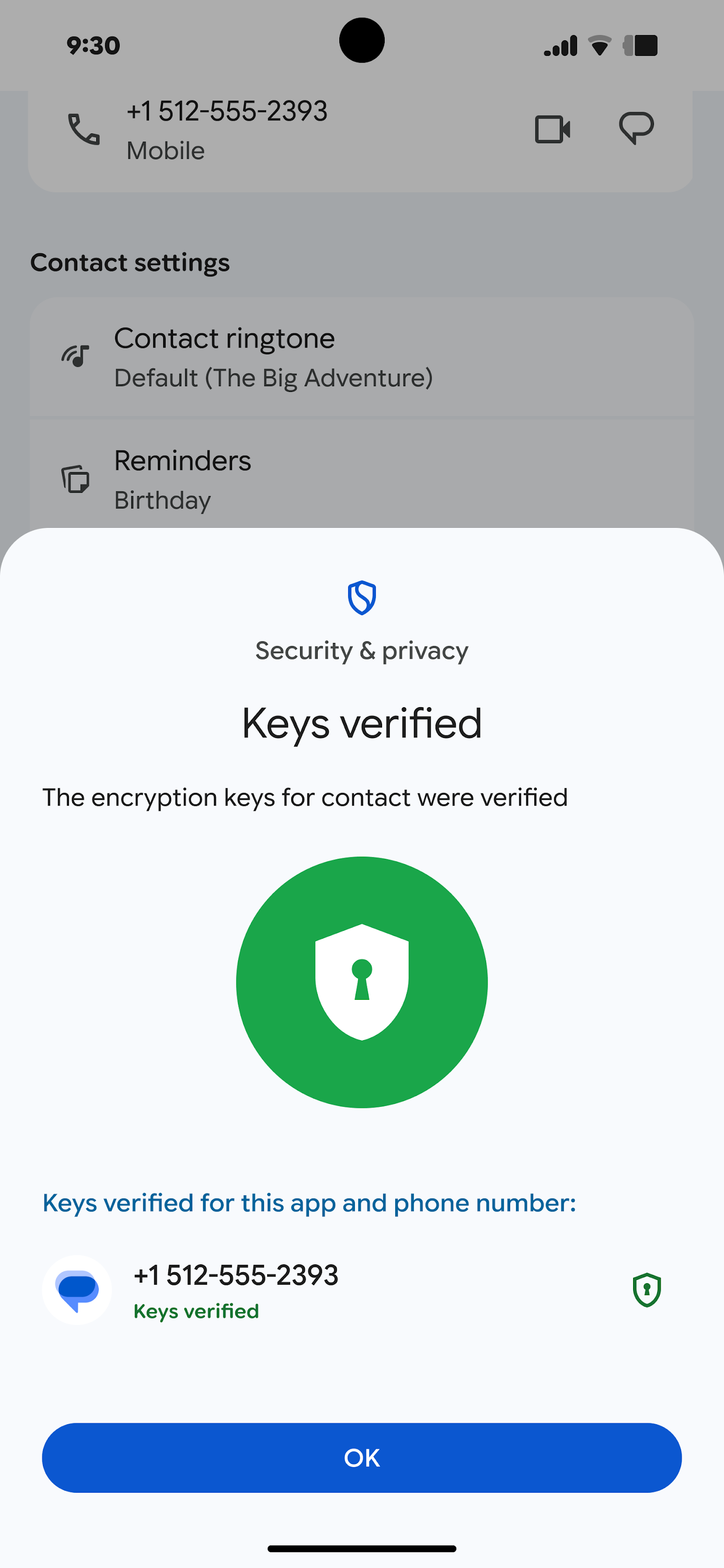 اسکرین شات 4 برنامه Android System Key Verifier