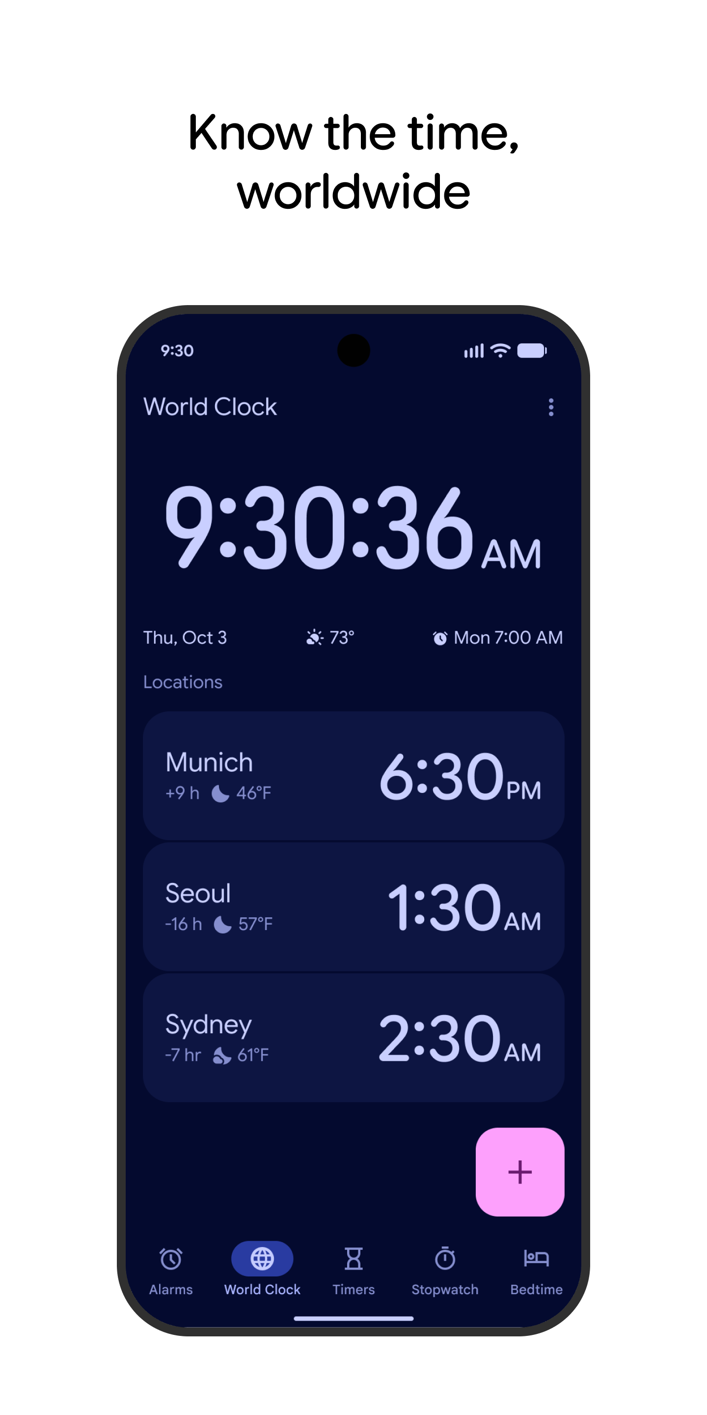 اسکرین شات 3 برنامه Clock