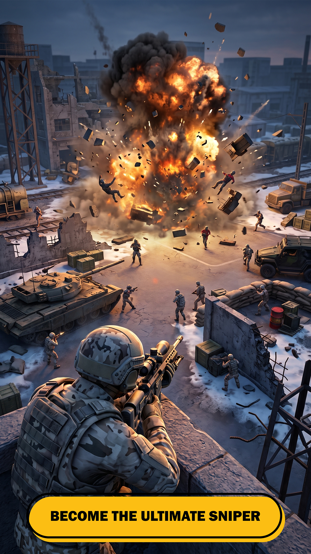 اسکرین شات 1 بازی Sniper Area: Shooting games