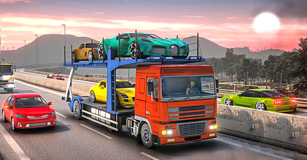 اسکرین شات 2 بازی cargo truck simulator car game