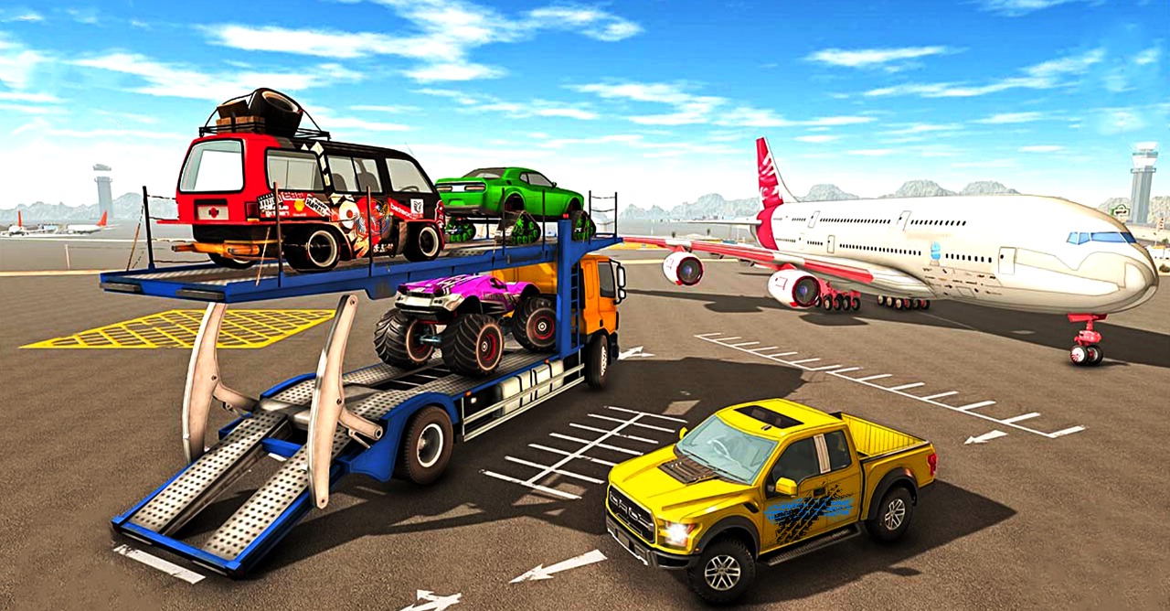 اسکرین شات 3 بازی cargo truck simulator car game