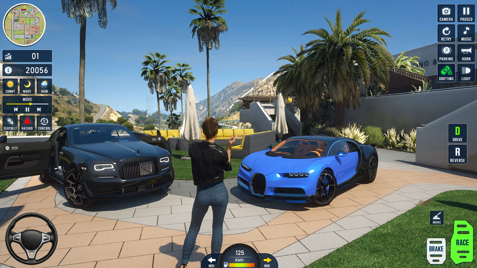 اسکرین شات 5 بازی Classic Car Drive Parking Game
