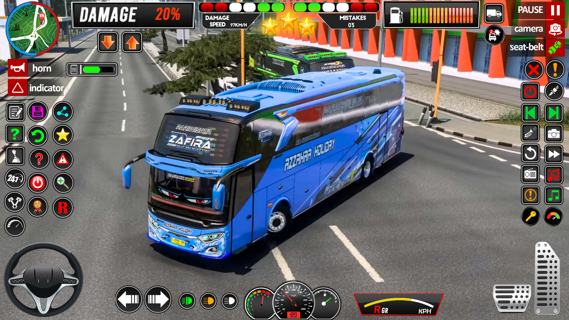 اسکرین شات 6 برنامه Bus Simulator Games - Bus Game