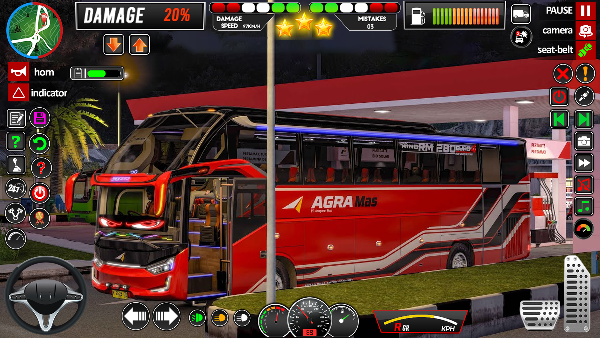 اسکرین شات 8 برنامه Bus Simulator Games - Bus Game