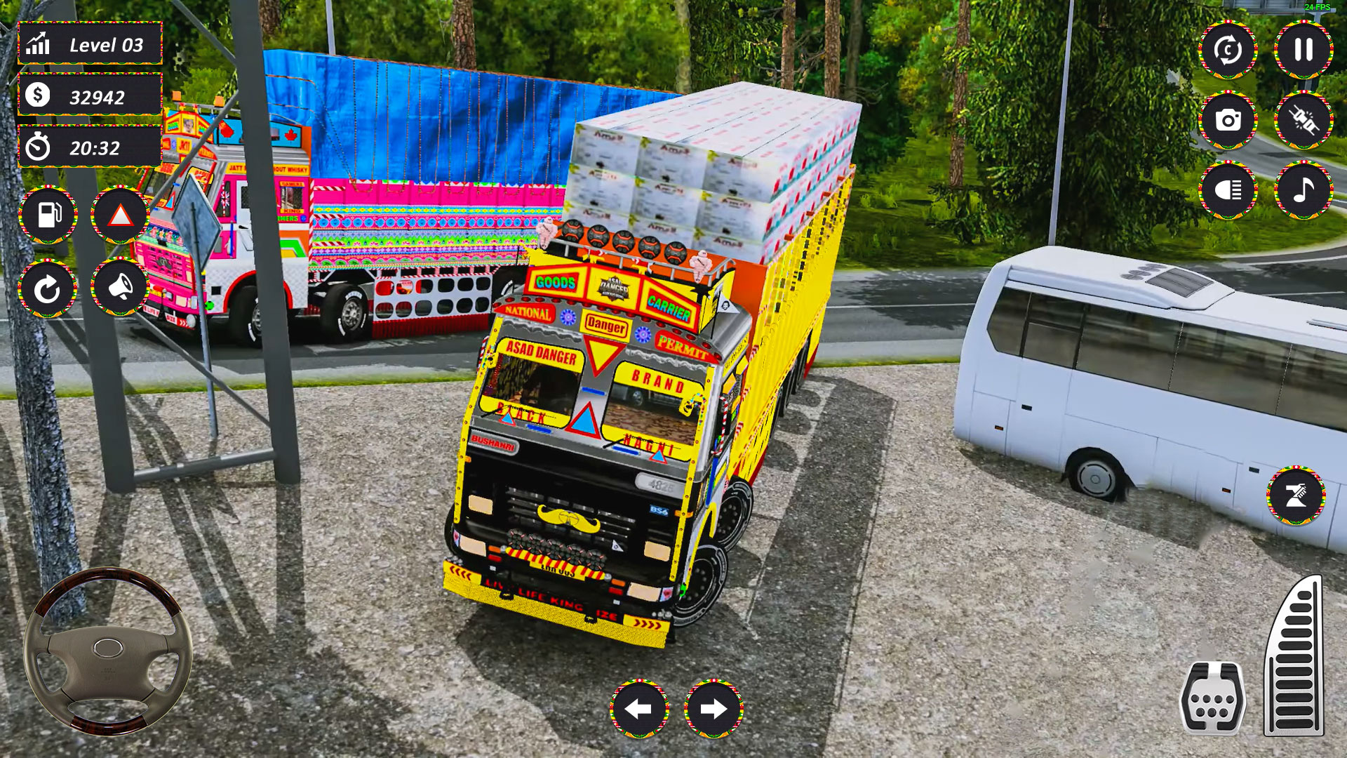 اسکرین شات 5 برنامه Real Indian Truck Driving 3D