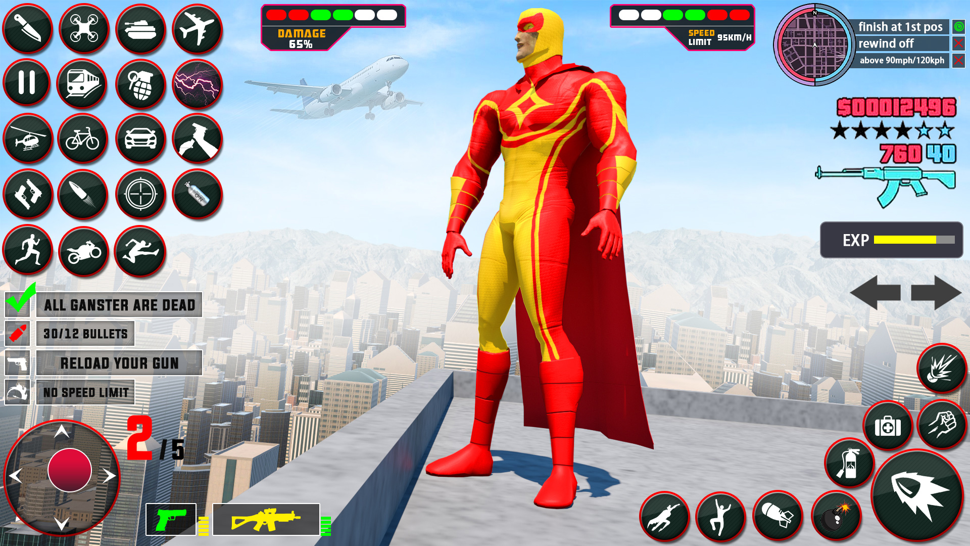 اسکرین شات 1 برنامه Spider Hero Man Rope Hero Game