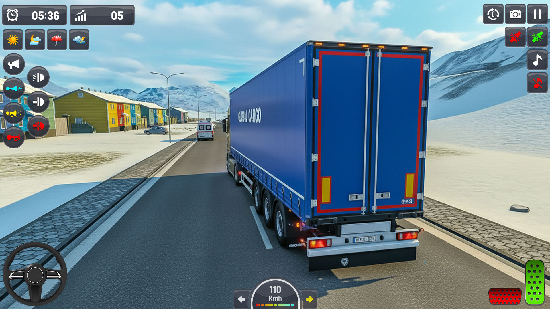 اسکرین شات 4 بازی City Cargo Truck Driving game