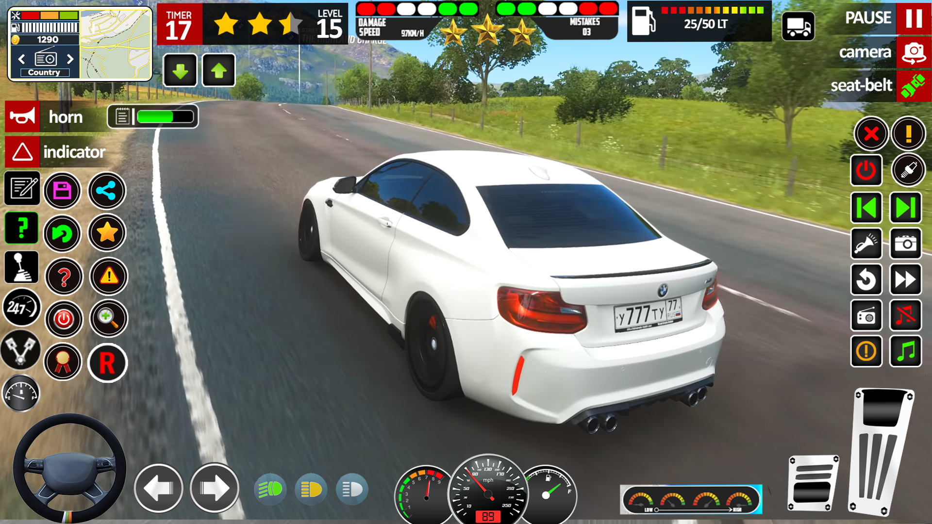 اسکرین شات 3 بازی Real Car Driving: Car Games 3D
