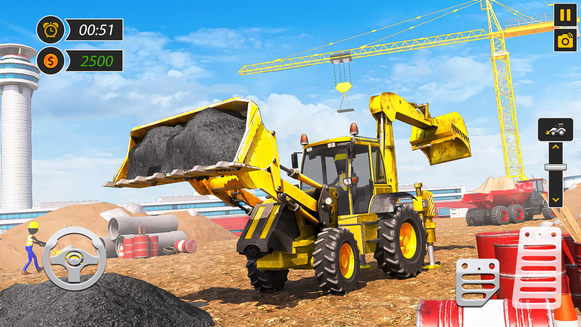 اسکرین شات 3 بازی Airport Construction JCB Games