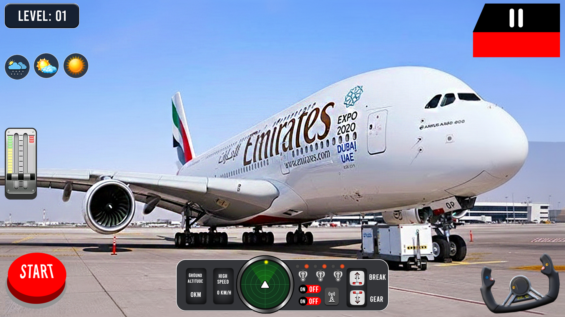 اسکرین شات 4 بازی City Airplane Flight Simulator