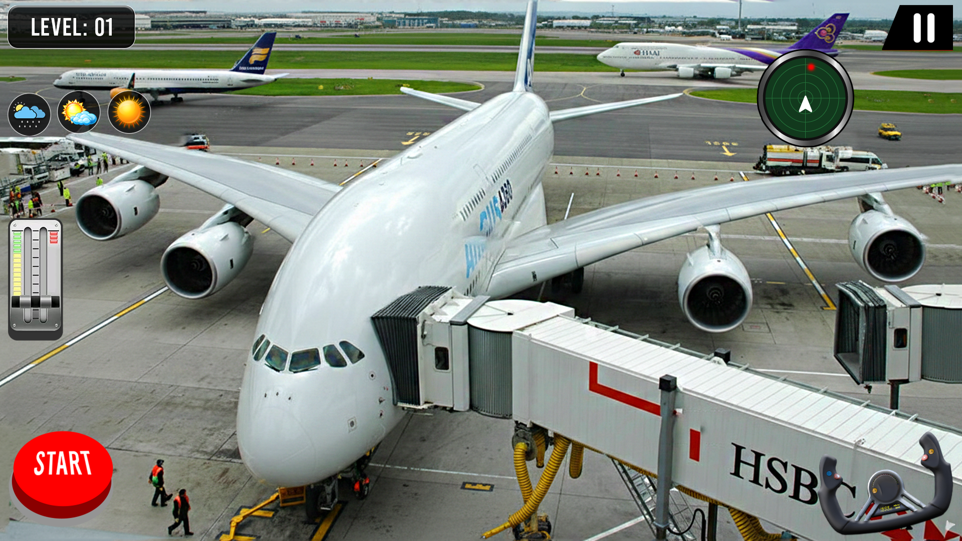 اسکرین شات 3 بازی City Airplane Flight Simulator