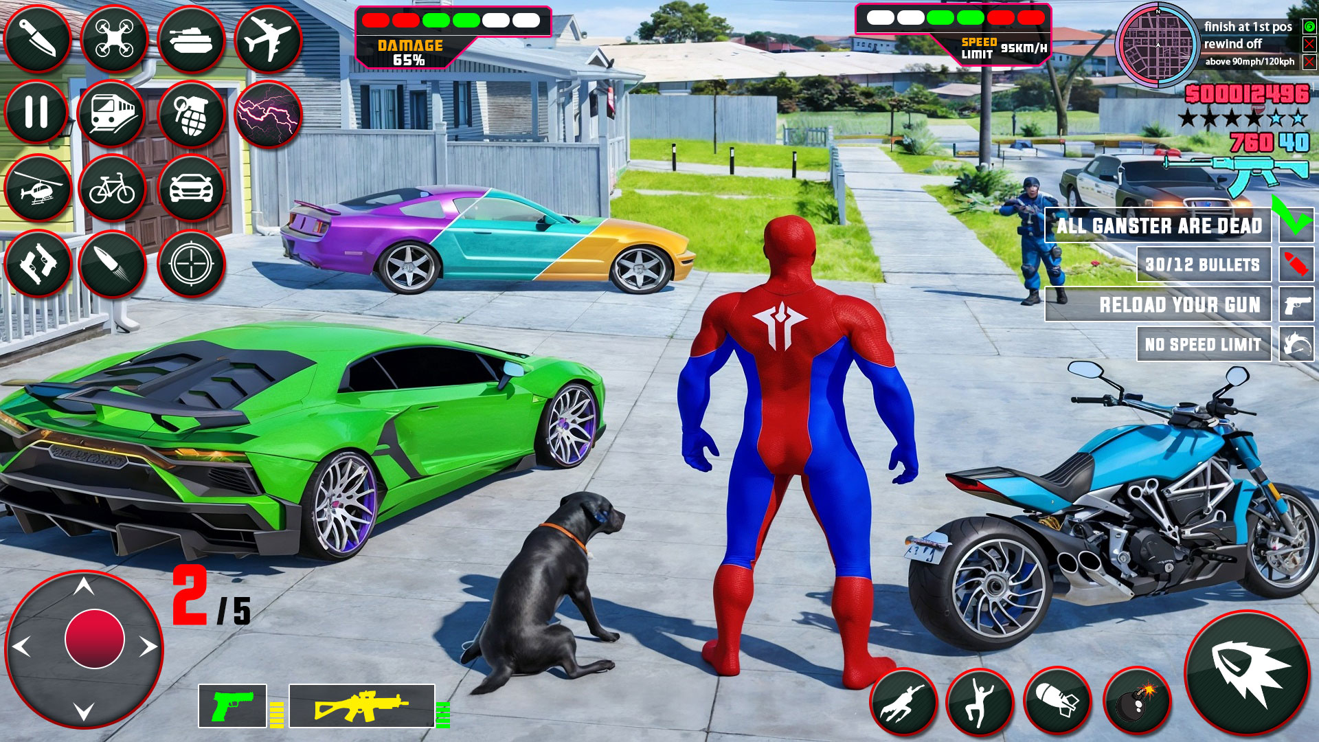 اسکرین شات 6 بازی Speed Hero Flying Spider Hero