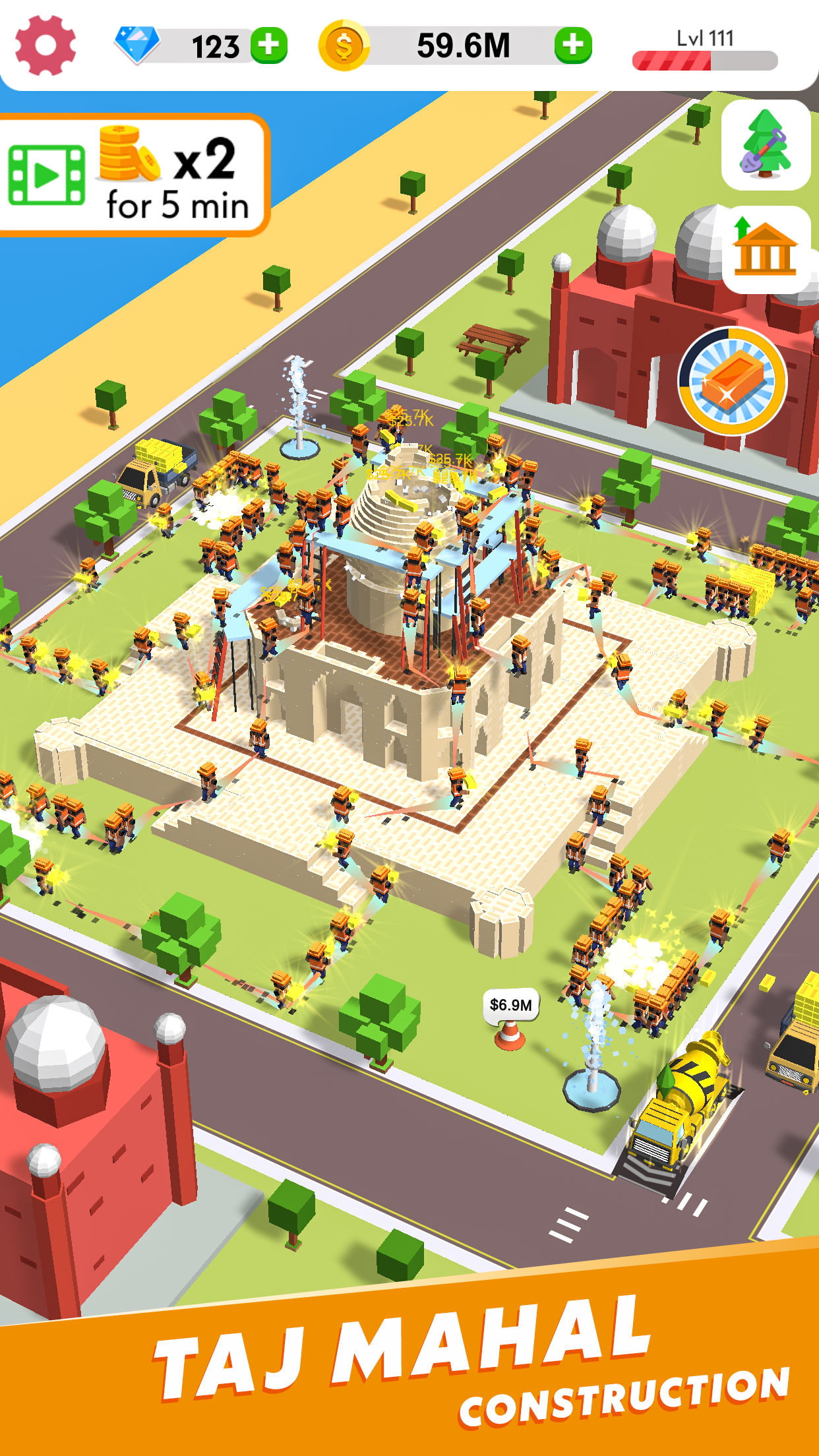 اسکرین شات 5 بازی Idle Construction 3D