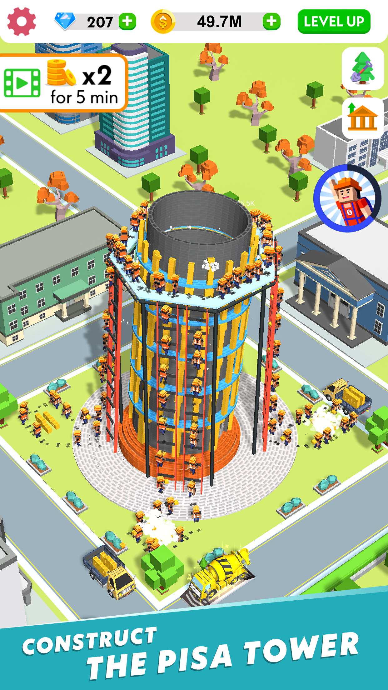 اسکرین شات 6 بازی Idle Construction 3D
