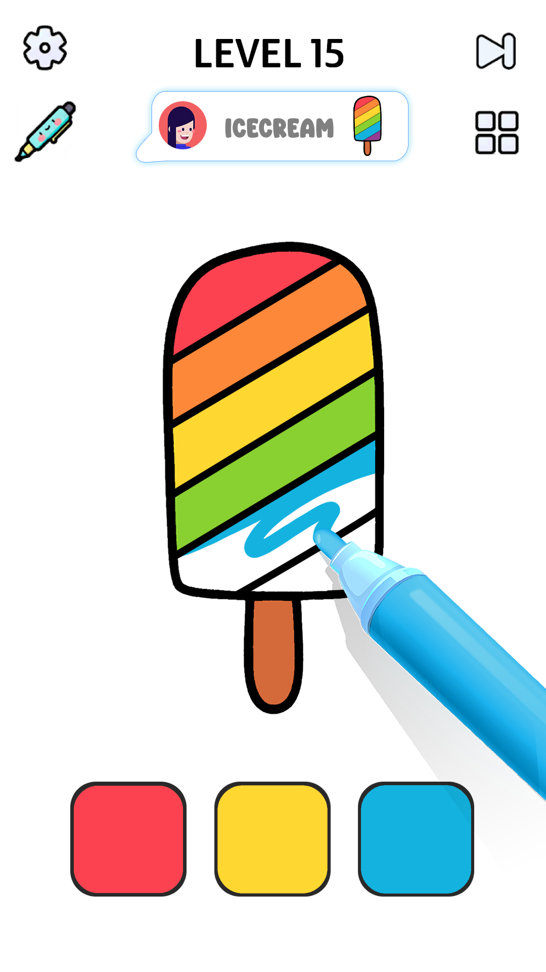 اسکرین شات 1 بازی Satisfying Coloring