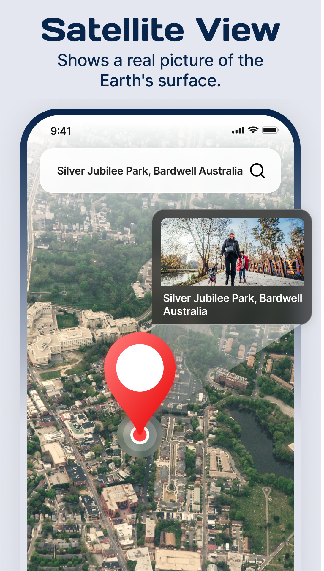 اسکرین شات 4 برنامه GPS Navigation: Live Earth Map