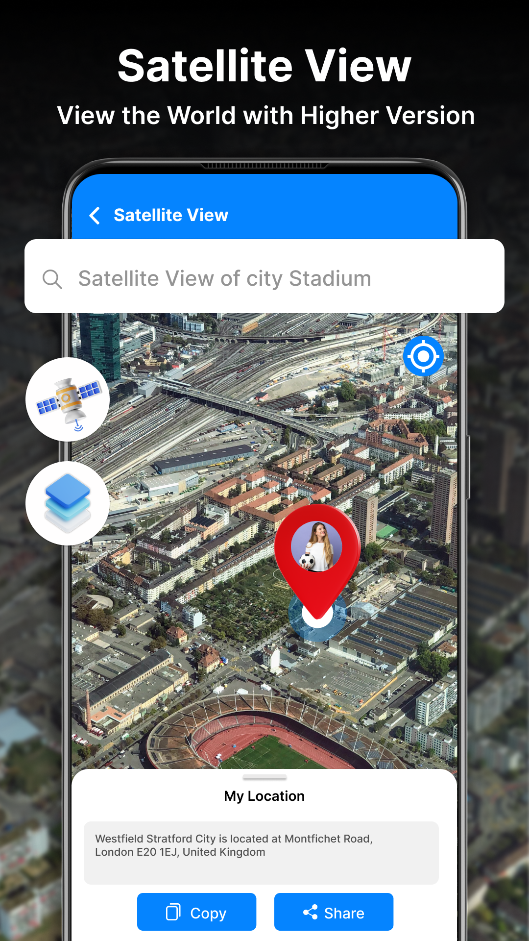 اسکرین شات 3 برنامه GPS Navigation Map Route Find