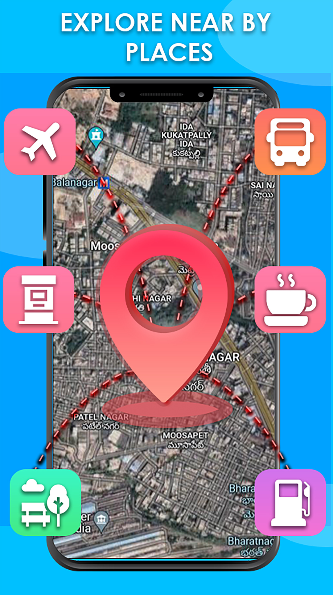 اسکرین شات 4 برنامه GPS Maps Navigation Traffic