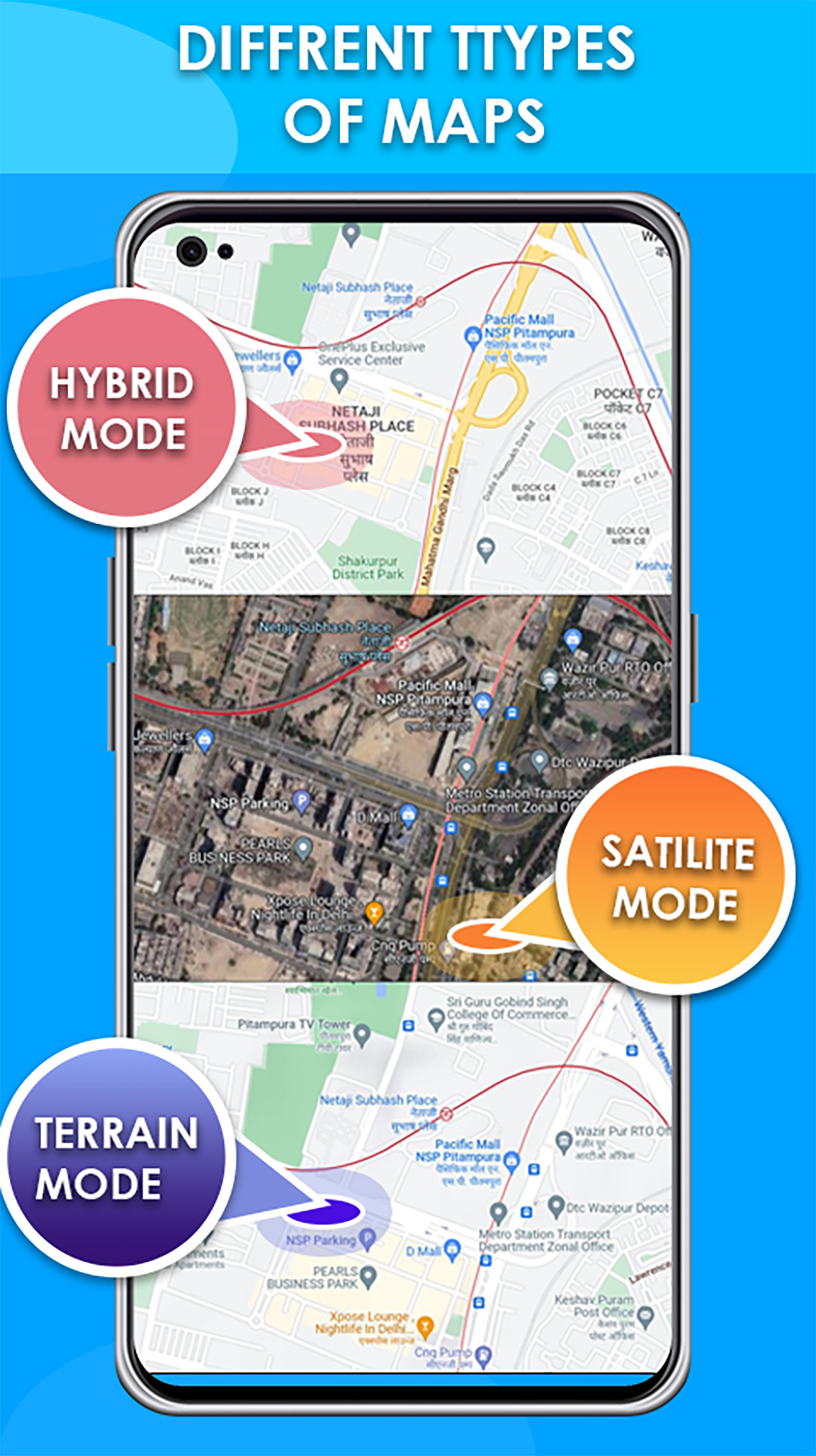 اسکرین شات 3 برنامه GPS Maps Navigation Traffic