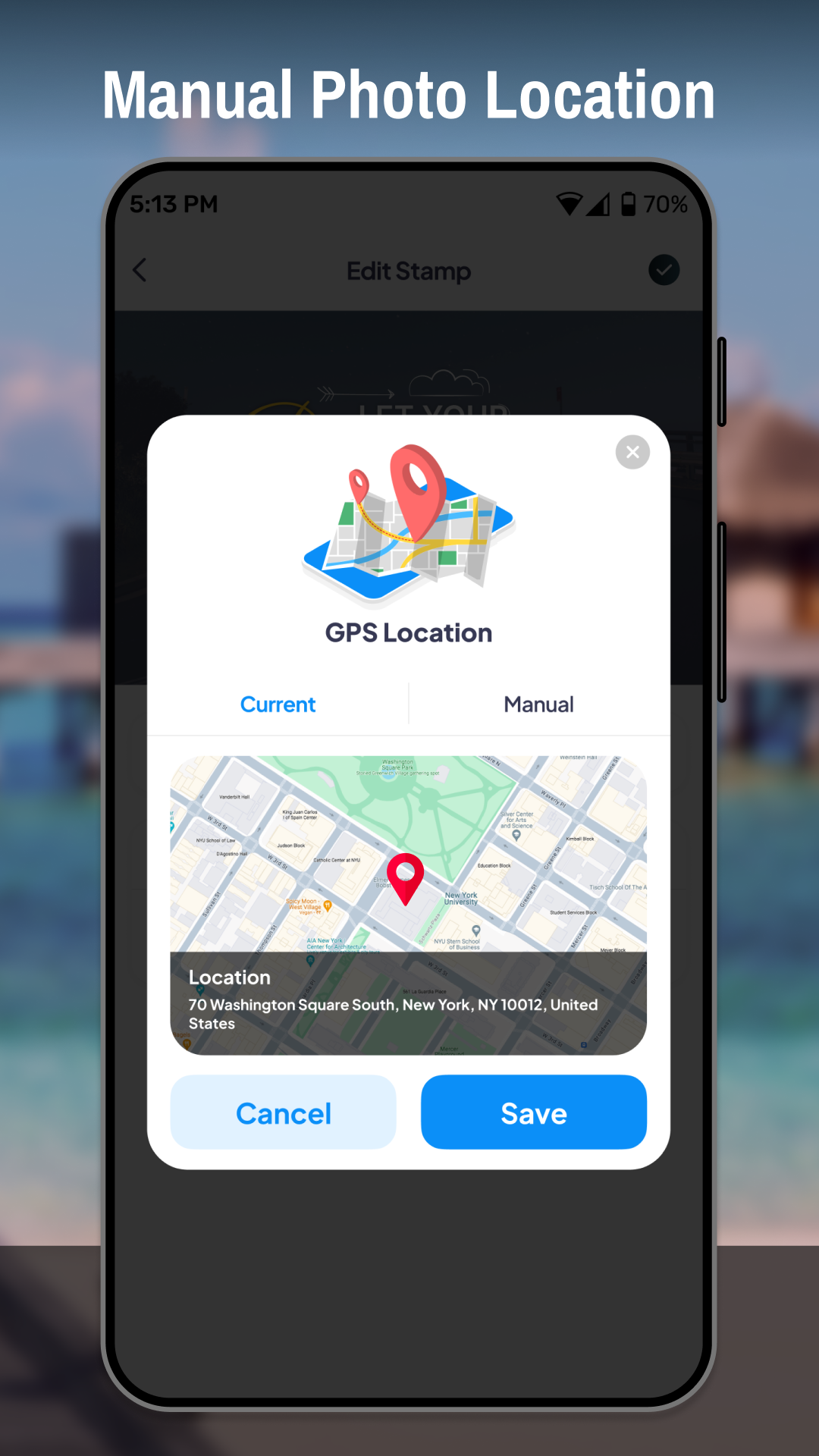 اسکرین شات 5 برنامه Tagofy - Geotag Map Camera