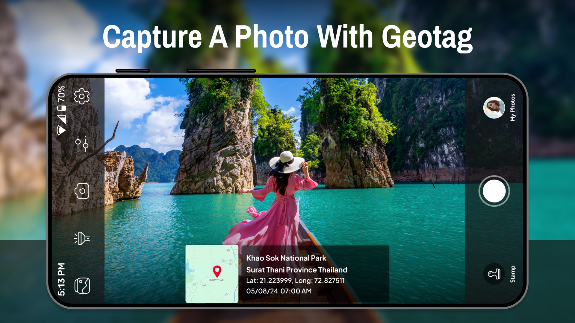 اسکرین شات 6 برنامه Tagofy - Geotag Map Camera