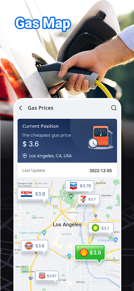 اسکرین شات 5 برنامه GPS Map: Navigator for Driving