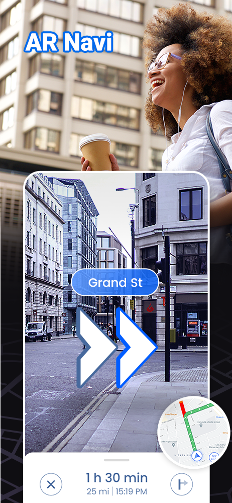 اسکرین شات 3 برنامه GPS Map: Navigator for Driving