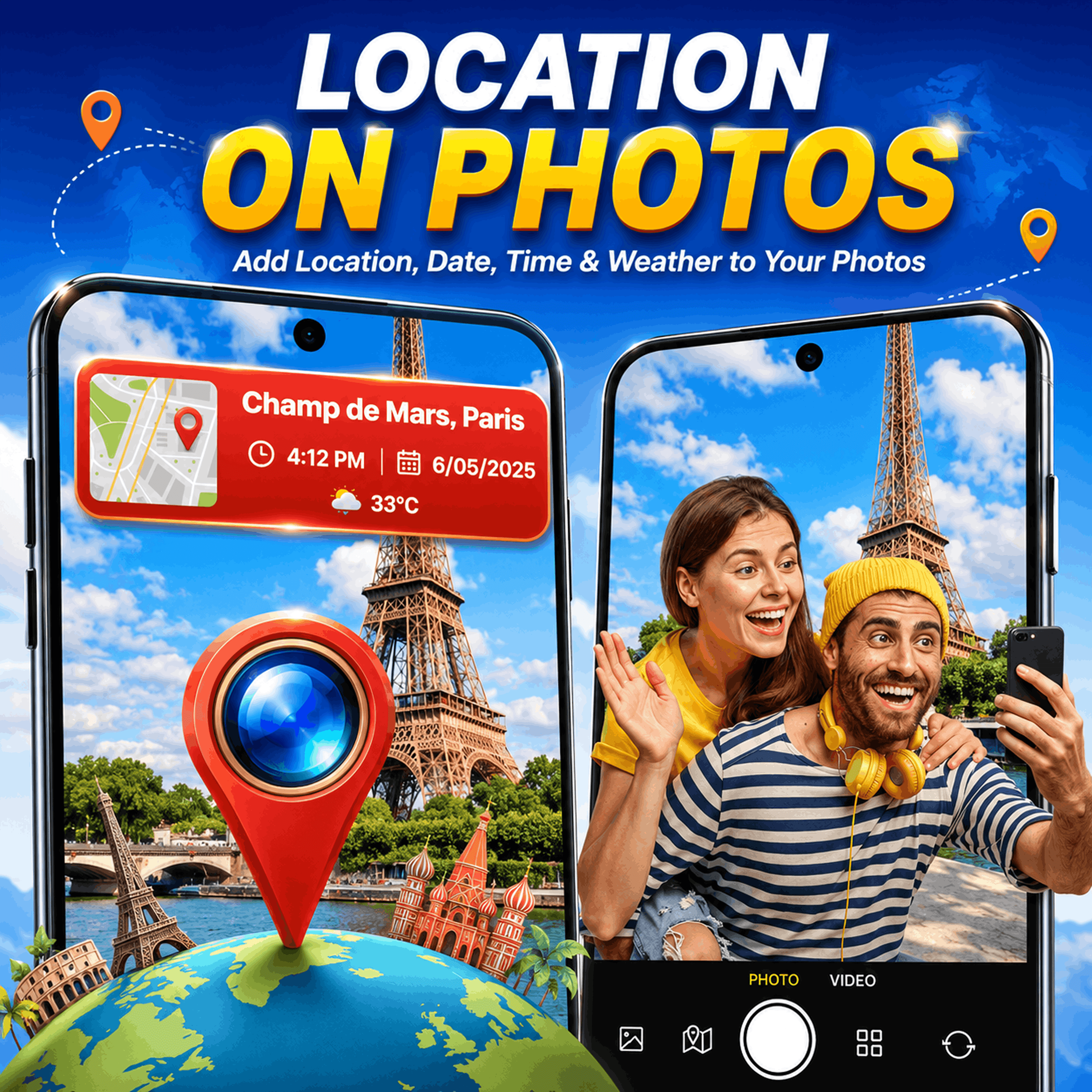 اسکرین شات 4 برنامه GPS Map Camera, Photo Stamp